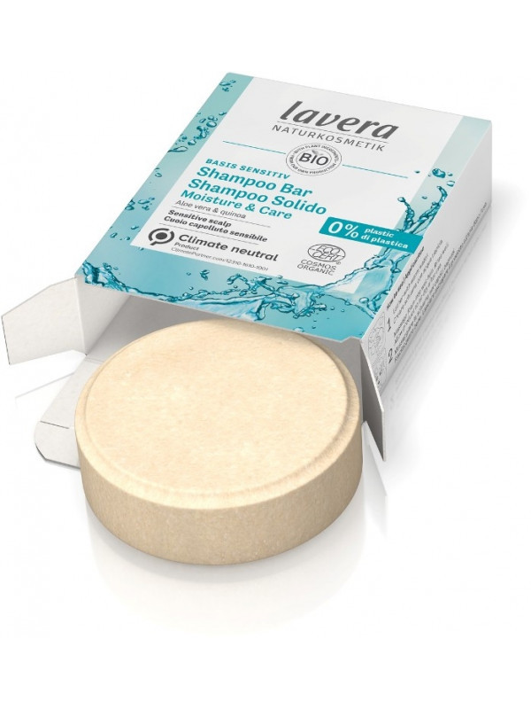 Sampon solid hidratant cu aloe vera & quinoa Basis Sensitiv - LAVERA