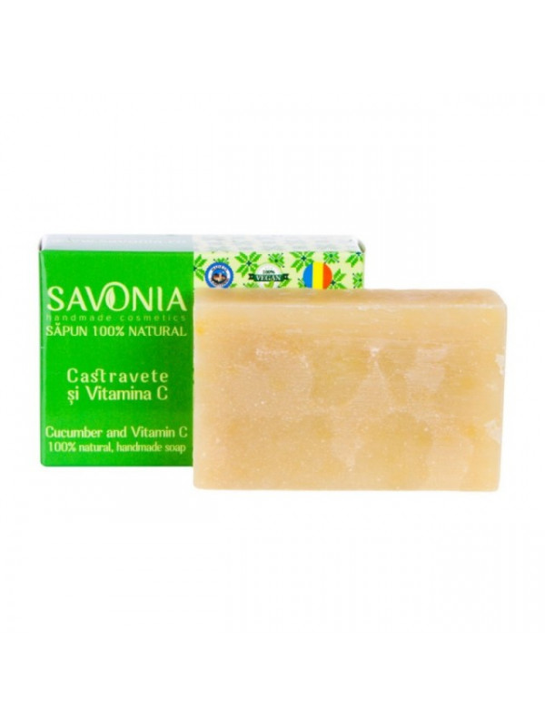 Sapun Natural Castravete si Vitamina C - Savonia
