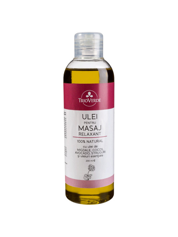 Ulei pentru masaj Relaxant 200ml - Trio Verde