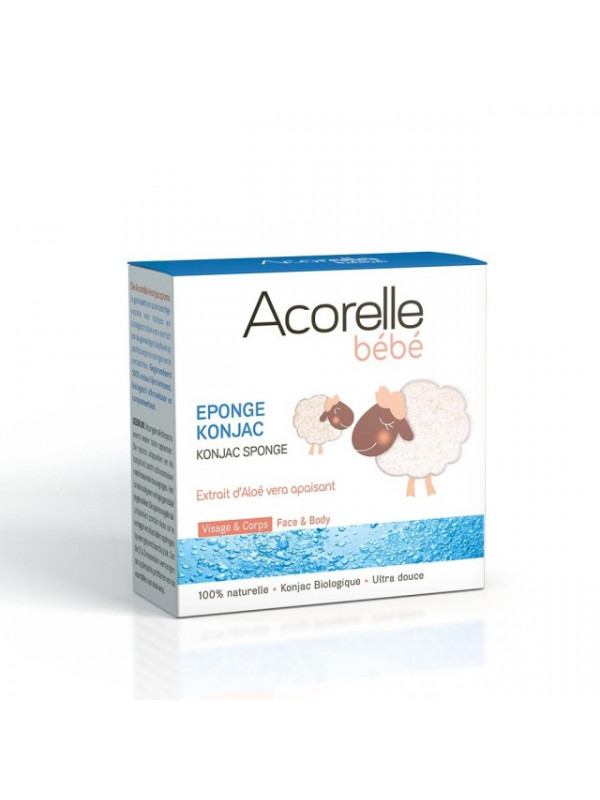 Burete konjac pentru bebelusi - Acorelle