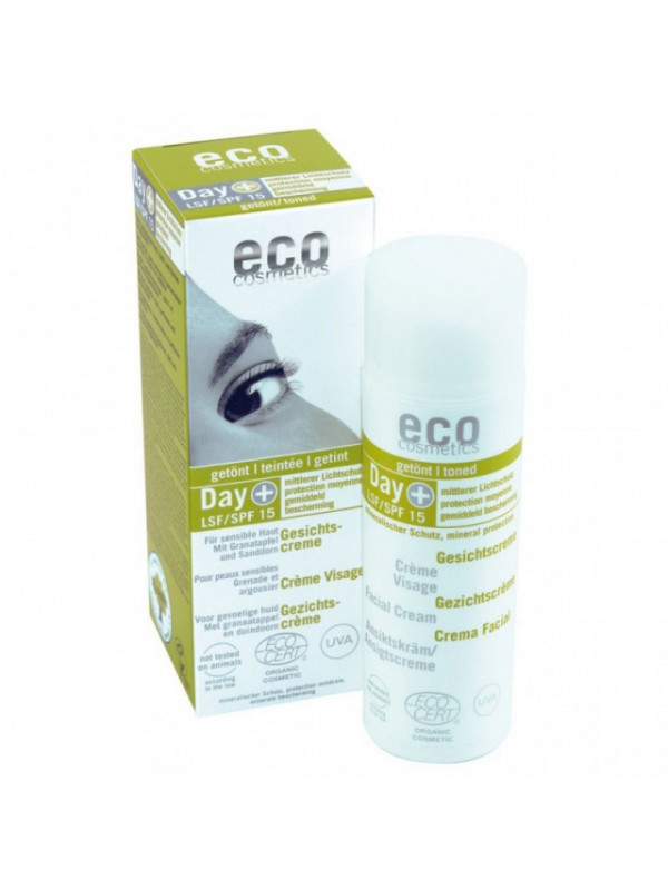 Crema de zi hidratanta nuantatoare, cu protectie solara FPS 15 - Eco Cosmetics