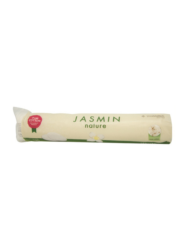 DISCHETE DEMACHIANTE DIN 100% BUMBAC NATURAL SENSITIVE 100 BUC - Jasmin Nature