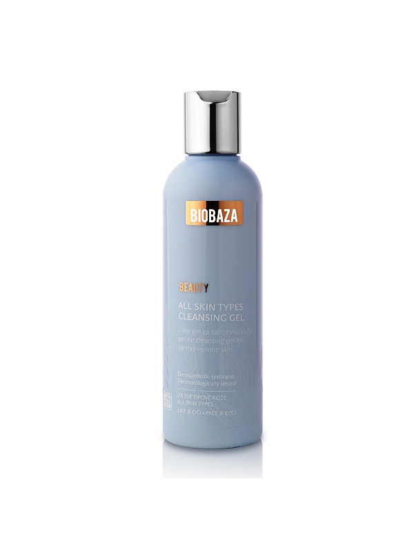 Gel de curatare delicat pentru ten cu tendinte acneice, 200ml - BIOBAZA