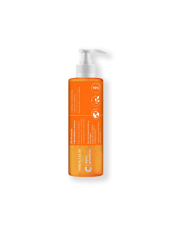 Gel demachiant cu vitamina C cu efect de improspatare ten 200ml Asta.Plankton C Miraculum