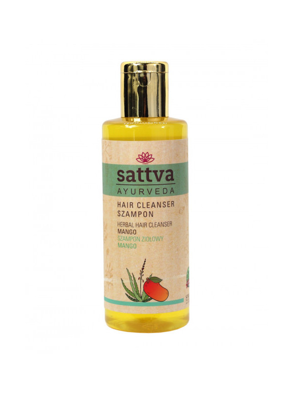 Sampon cu Mango pentru par neted si stralucitor (toate tipurile de par), 210ml - Sattva Ayurveda