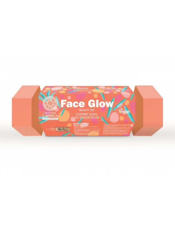Set Cadou FACE GLOW vitamina C (demachiant, ser antioxidant, fluid tonifiant) - C-BERRICA