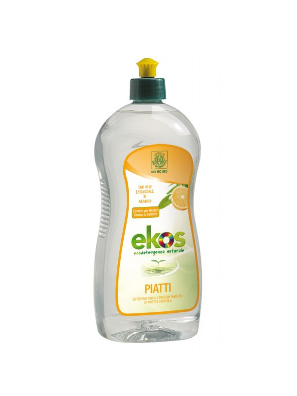 Solutie ECO pentru spalat vase/biberoane cu aroma de portocale Ekos 750ml