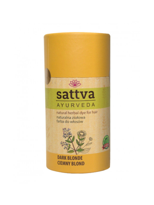 Vopsea de par Blond Inchis, 150gr – Sattva Ayurveda