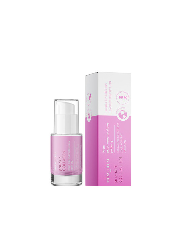 Crema de ochi cu colagen impotriva ridurilor MIRACULUM COLLAGEN PRO-SKIN 15 ml