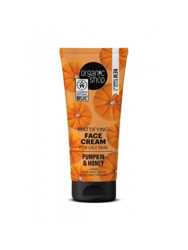 Crema matifianta pentru ten gras Pumpkin & Honey, 50ml - Organic Shop
