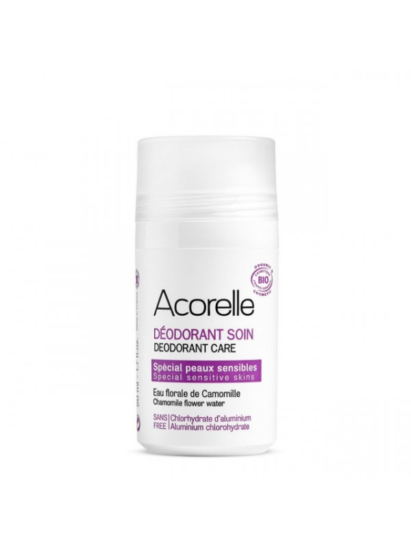 Deodorant bio pentru piele sensibila 50ml cu alaun si musetel - Acorelle