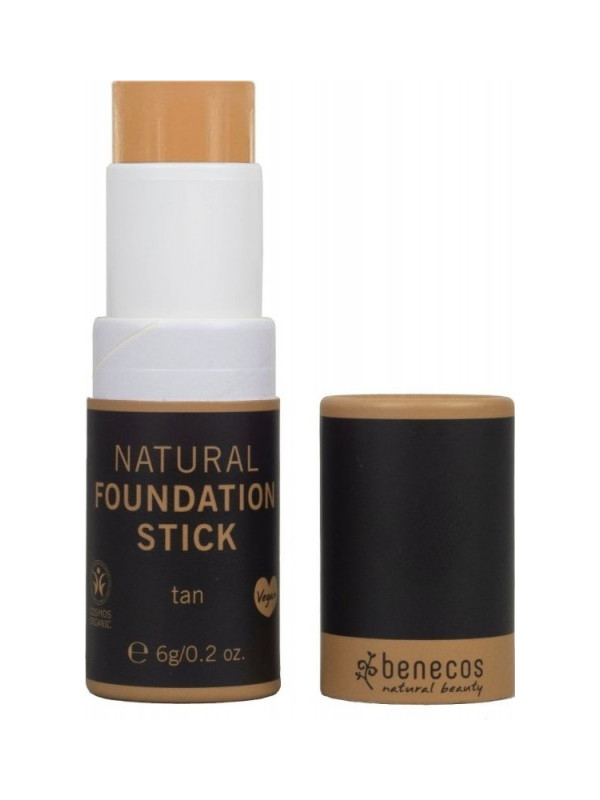 Foundation stick bio, Tan (inchis) - Benecos