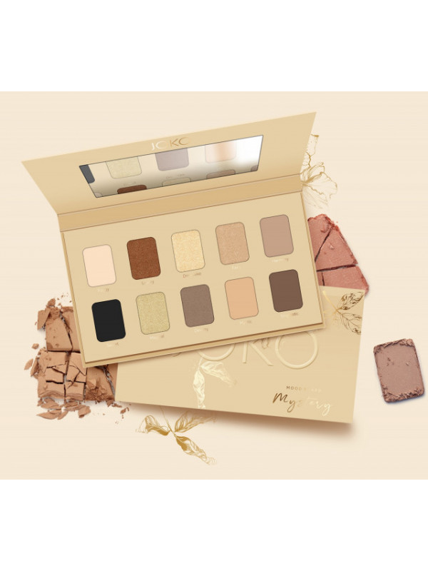 Paleta de farduri de pleoape JOKO Mood Board Mystery-10 nuante
