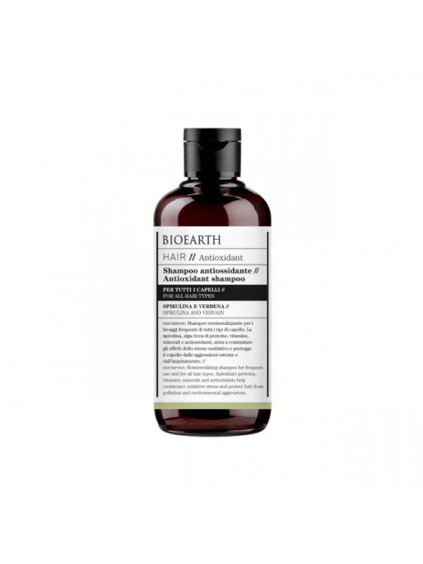 Sampon antioxidant cu spirulina, 250ml - Hair Bioearth