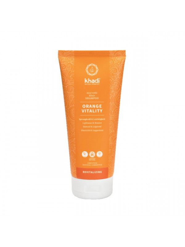 Sampon ayurvedic revitalizant Orange Vitality, 200ml - Khadi