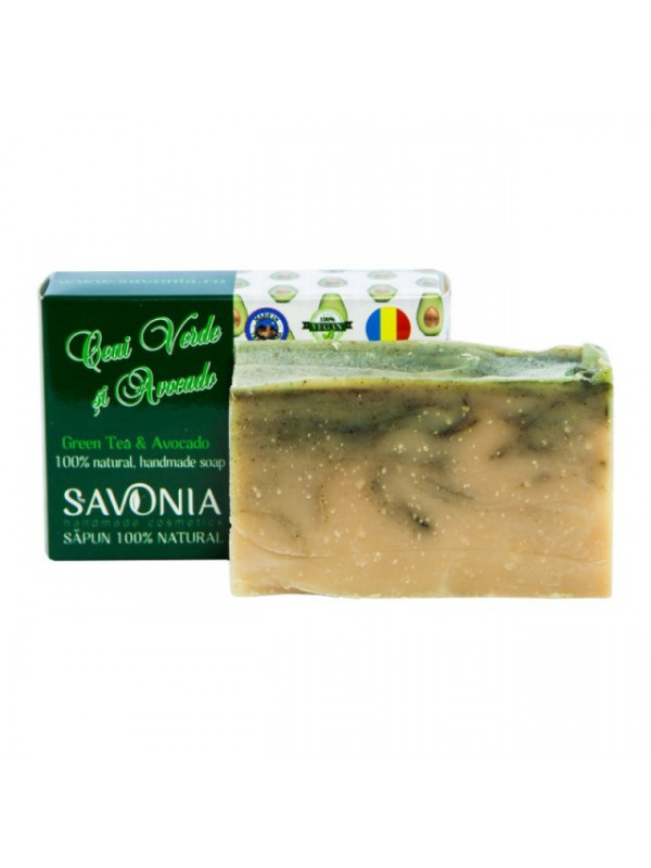 Sapun Natural Ceai Verde si Avocado - Savonia