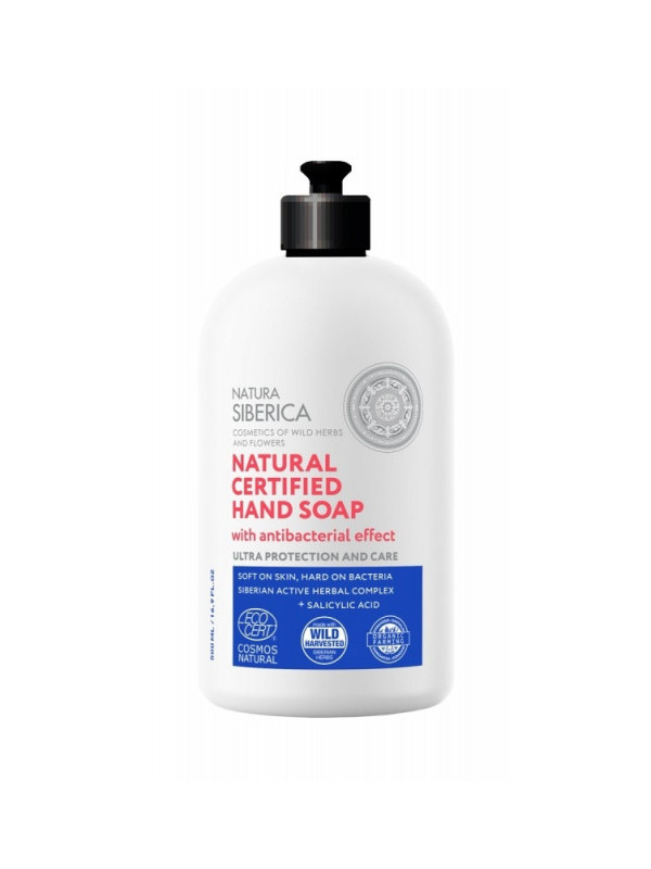 Sapun natural lichid cu efect protector impotriva poluarii si agentilor patogeni 500ml - Natura Siberica