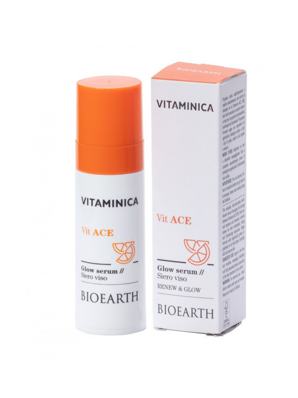Ser pentru fata cu Vitamina A, C si E, 30ml – Vitaminica Bioearth