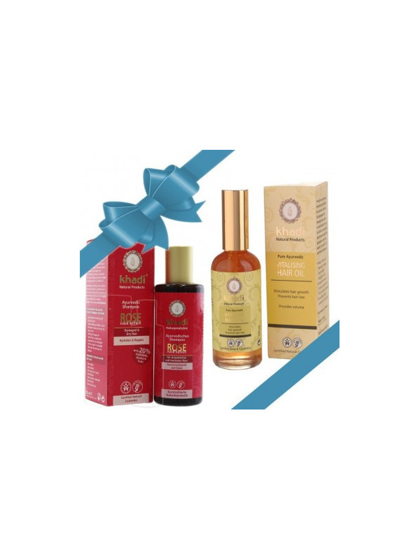 Set ayurvedic ingrijire par uscat, deteriorat Khadi