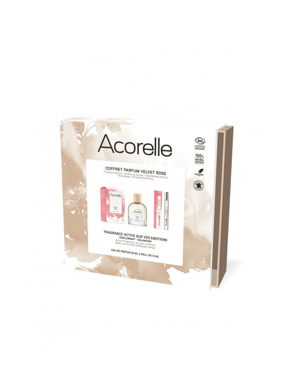 Set cadou VELVET ROSE 50ml + 10ml - Acorelle