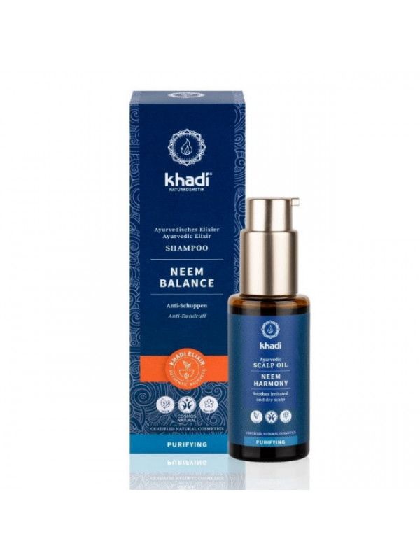 Set produse ingrijire par gras Khadi
