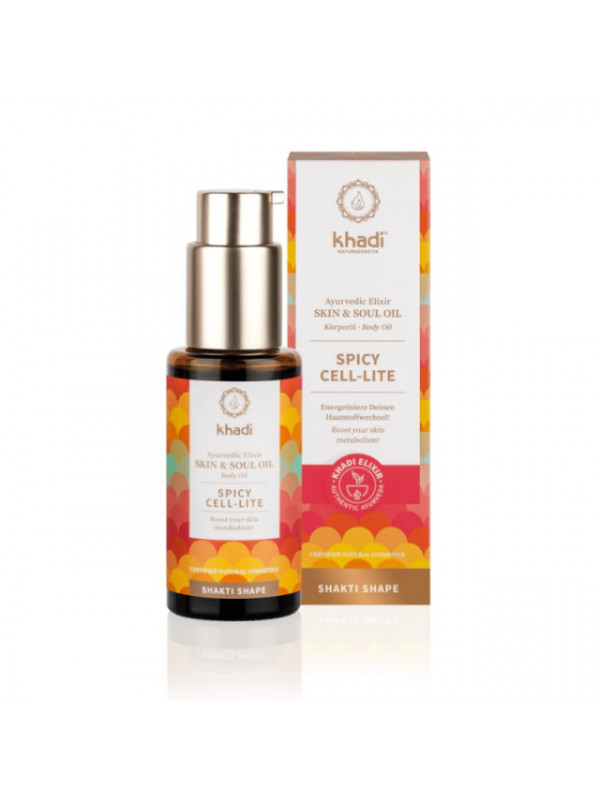 Ulei anticelulitic Spicy Cell-lite, 50ml - Khadi