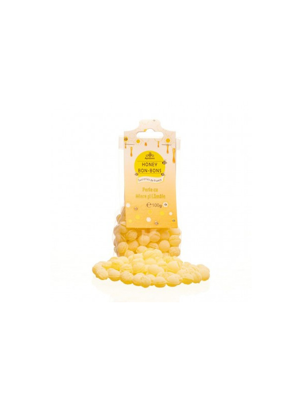 Bomboane perla cu lamie si miere 100g - Apidava