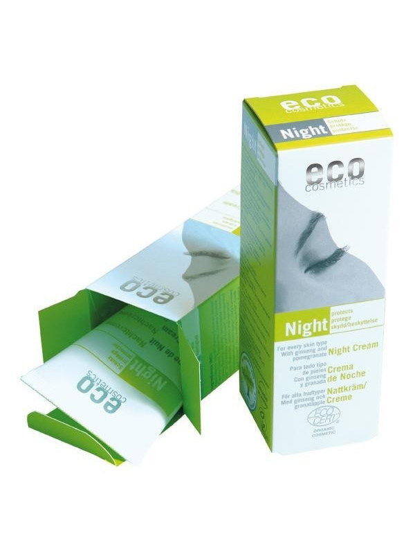 Crema bio de noapte cu ginseng si rodie - Eco Cosmetics
