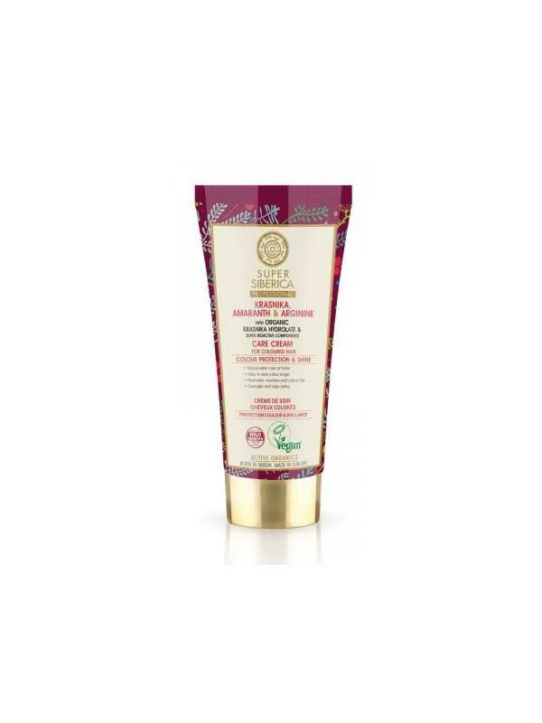 Crema profesionala ingrijire si luciu pentru parul vopsit, 50ml - Super Siberica