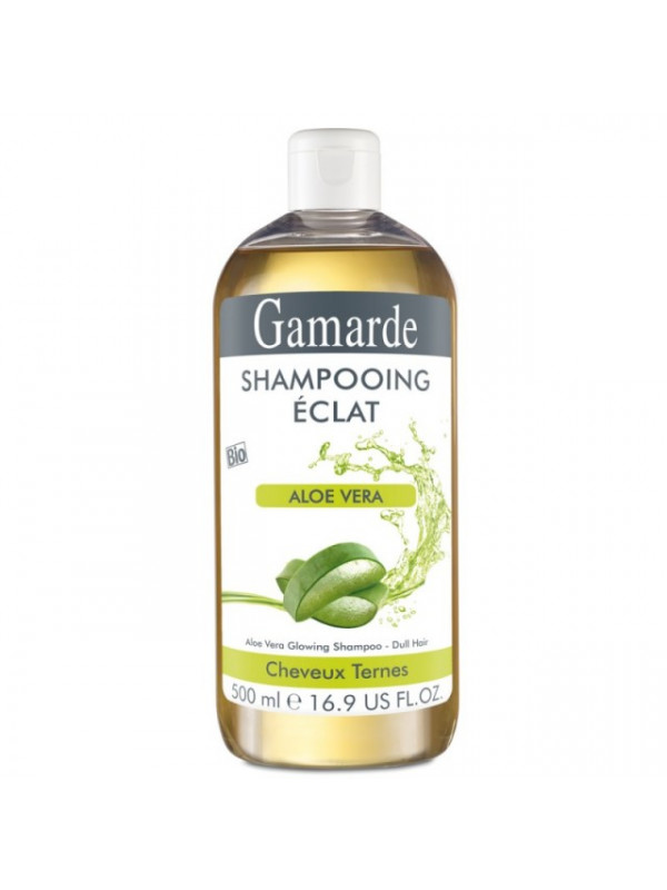 Sampon natural stralucire cu aloe vera si proteine grau - Gamarde