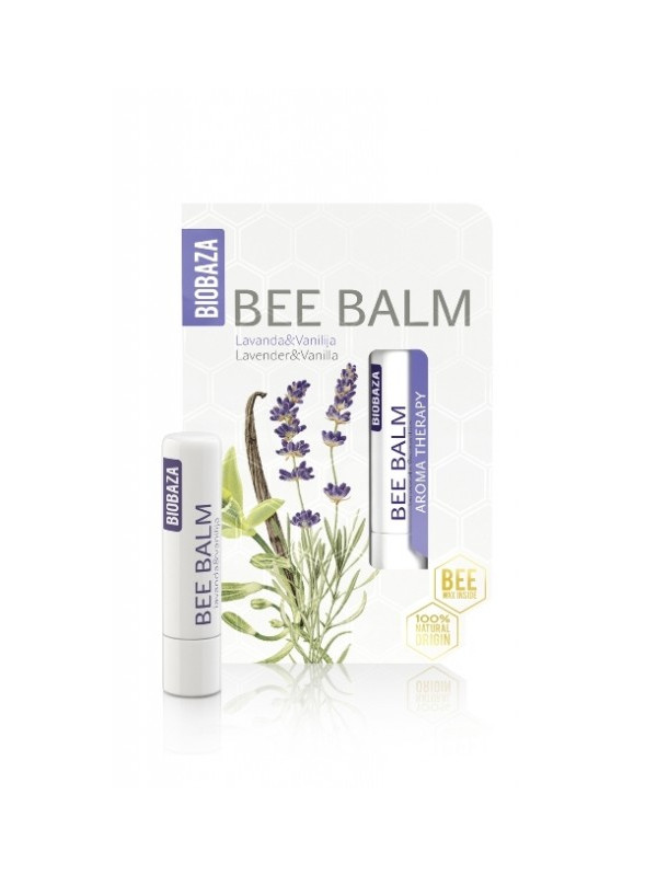 Balsam de buze cu lavanda si vanilie - BIOBAZA