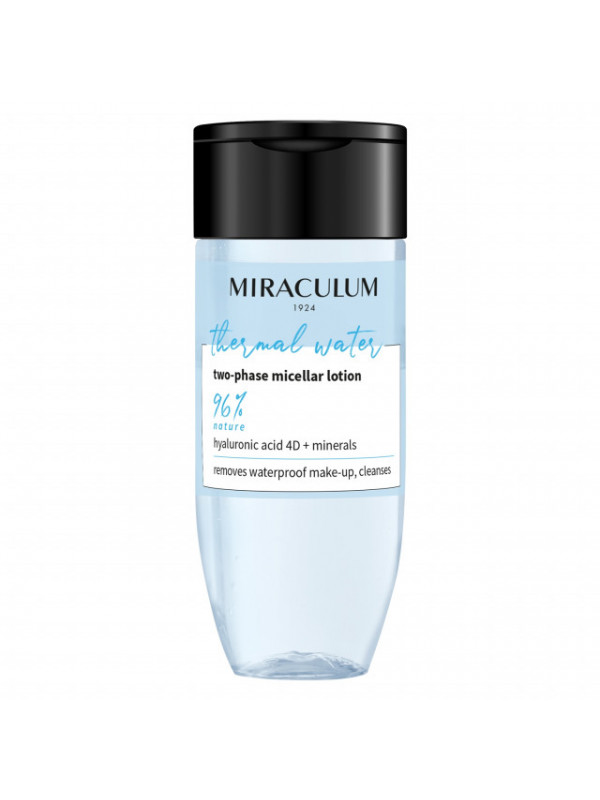 Demachiant bifazic ochi cu apa micelara Miraculum Thermal Water 125 ml