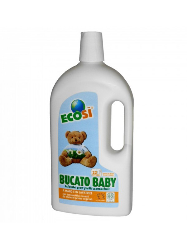 Detergent lichid ECO BIO pentru hainele bebelusului Ecosi 1000ml