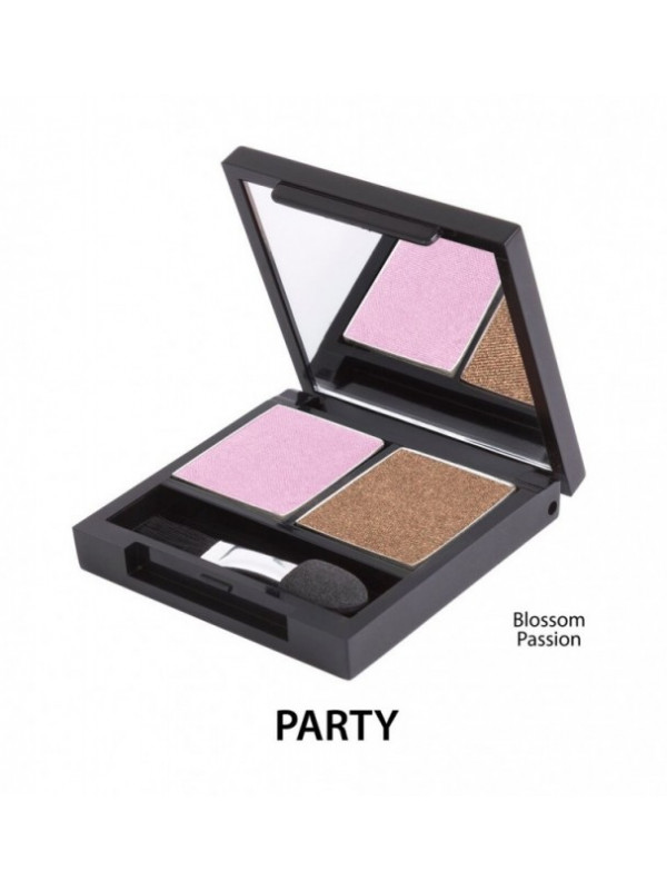 Fard de pleoape organic DUO cu ingrediente florale, PARTY - Zuii Organic