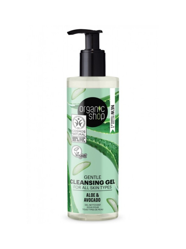 Gel de curatare bland toate tipurile de ten Aloe & Avocado, 200ml