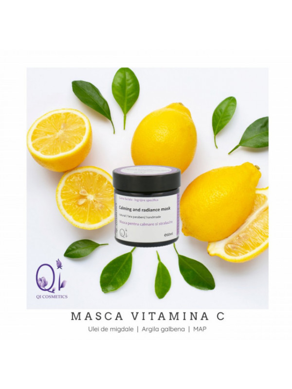 Masca Vitamina C Luminozitate - Qi Cosmetics