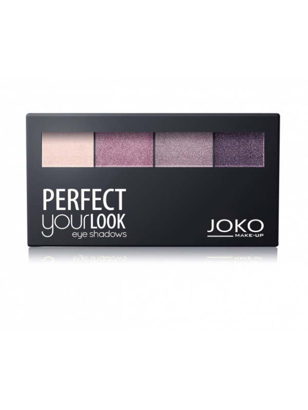 Paleta de farduri de pleoape cu patru culori JOKO QUATTRO 401