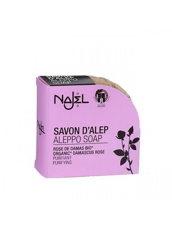 Sapun de Alep BIO cu trandafir de Damasc100g - Najel
