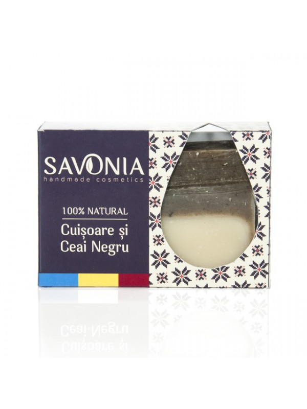 Sapun natural ceai negru si cuisoare - Savonia