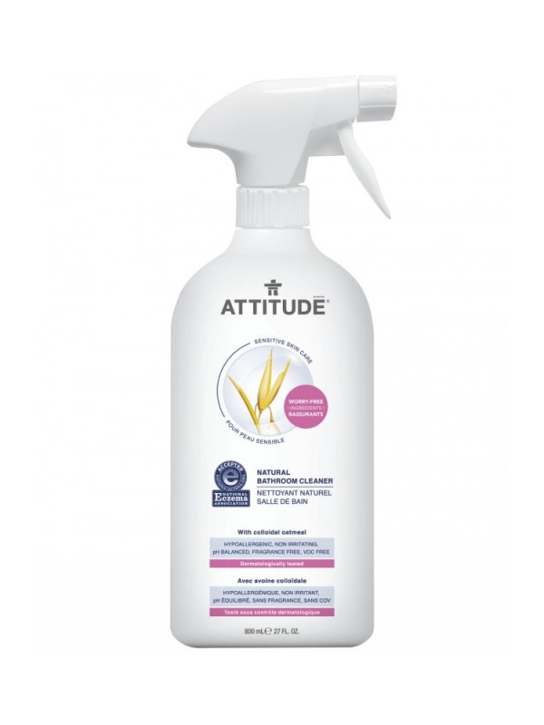 Sensitive Skin Care Solutie de curatat baia hipoalergena, 800ml - ATTITUDE