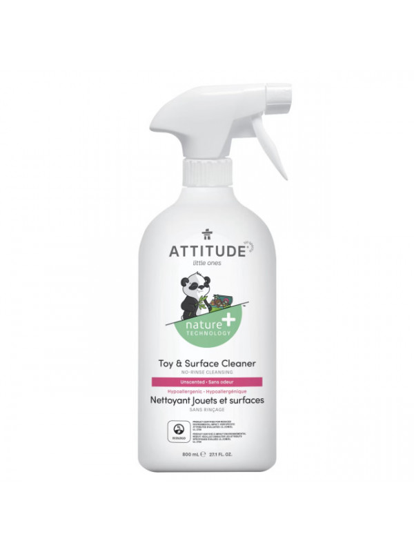 Solutie ecologica pentru curatat suprafete si jucarii, 800 ml - ATTITUDE