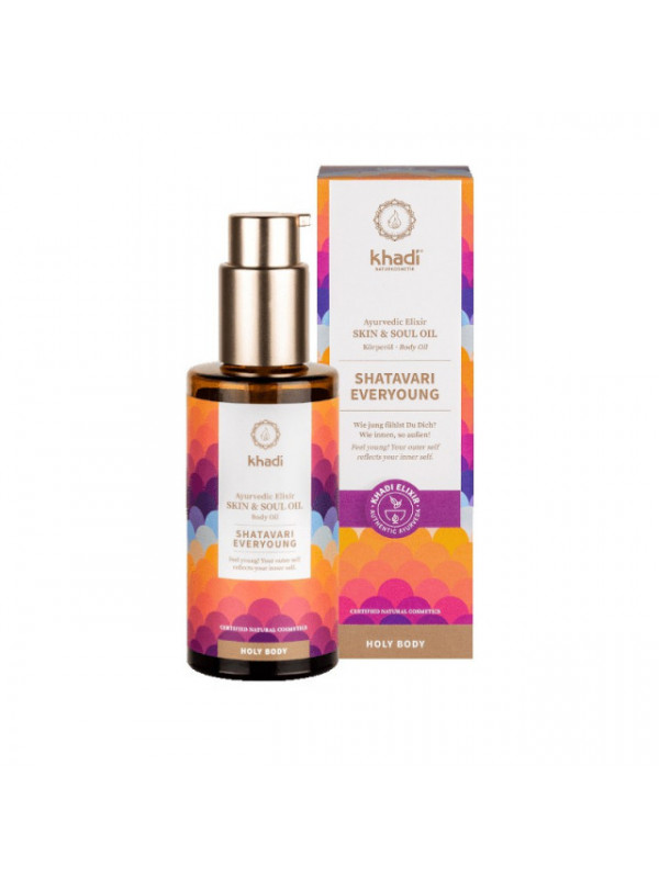 Ulei antirid ayurvedic Shatavari Everyoung, 100ml - Khadi