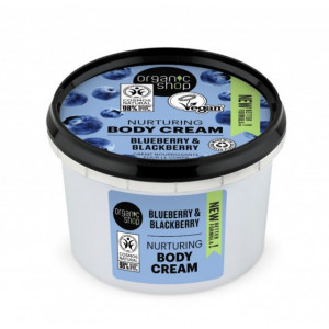 Crema de corp delicioasa Blueberry & Blackberry, 250ml - Organic Shop