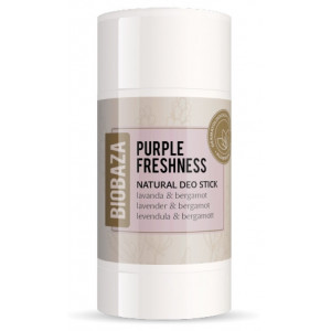 Deodorant stick natural Purple Freshness, lavanda si bergamot - BIOBAZA