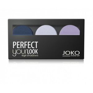 Paleta de farduri de pleoape cu trei culori JOKO TRIO 303