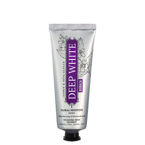 Pasta de dinti pentru albire, dinti sensibili, cu extract de iasomie si calciu mineral DEEP WHITE , Biobaza, 75 ml