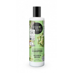 Sampon hidratant par uscat cu broccoli si anghinare, 280ml - Organic Shop