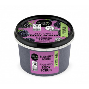 Scrub de corp delicios cu zahar si mure, 250ml - Organic Shop