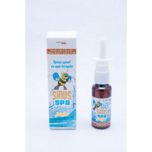 Sinus Spa Junior Spray nazal JUNIOR cu propolis esenta + sare de mare + ulei de menta 30ml - Apidava
