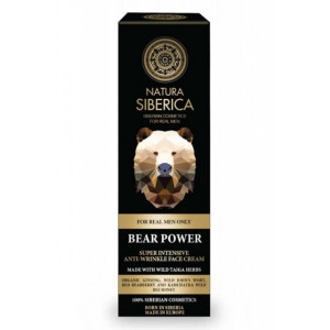 Crema intensiva antirid pentru barbati, cu plante siberiene, Bear Power - Natura Siberica